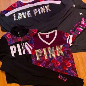 VS PINK BLING FLORAL BUNDLE